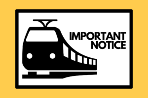 Notice of Partial Suspension of Limited Express Nagaden Trains